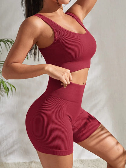 Two Piece Ribbed Set