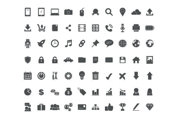 Business Icons & Objects Vector Set JPG EPS AI | Professional Corporate Icon Pack for Presentations, Branding, Infographics, Web & Print Design