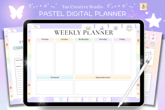 Focus ADHD Digital Planner 72 Pages, Undated Hyperlinked ADHD Planner PDF, Daily Weekly Productivity Planner, Habit Tracker, Mood Tracker, Finance Planner, GoodNotes ADHD Planner, Self-Care & Goal Pla