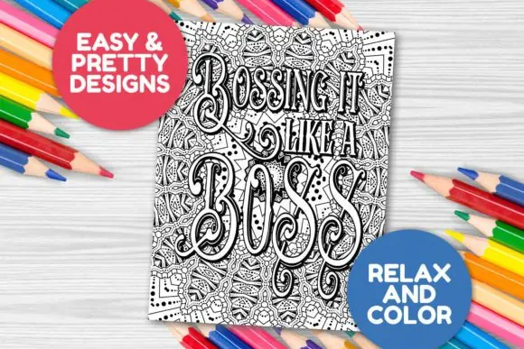 Business Quote Coloring Page Printable | Inspirational Quote Coloring Sheet for Adults & Kids | Relaxing Mindfulness Coloring Page | 8.5x11 Inch High-Resolution PNG Digital Download