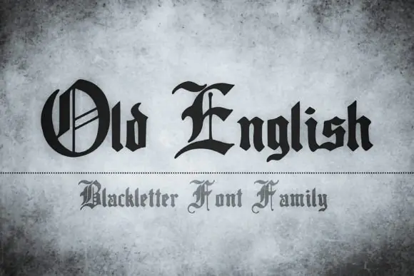 Old English Blackletter Font | Antique Medieval Gothic Typeface for Historical Logos, Vintage Posters, Certificates, Apparel, Tattoo Designs & Classic Branding