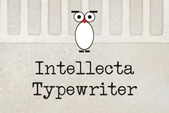 Intellecta Typewriter Font | Classic Serif Typewriter Typeface for Vintage Documents, Book Covers, Quotes, Posters, Journals & Retro Creative Designs
