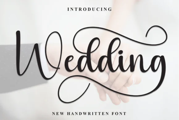 Wedding Font | Stylish Elegant Script Font for Invitations, Logos, Packaging, Branding, Social Media Graphics & Modern Calligraphy Designs