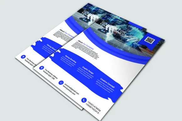 Editable Corporate Flyer Business Flyer Template | Professional A4 Photoshop PSD Marketing Flyer Design | Print-Ready Business Promotion Template for Agencies, Companies, Social Media & Advertising Ca
