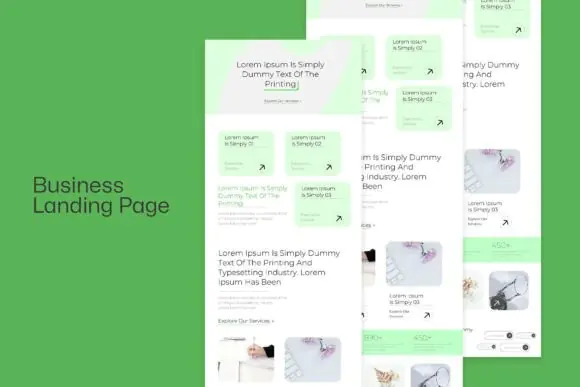 Multifaceted Email Marketing Newsletter Template | Professional Business Email & Landing Page Design for Agencies, E-commerce Stores, Apps, Blogs, Retail Brands, Freelancers & Creative Portfolios