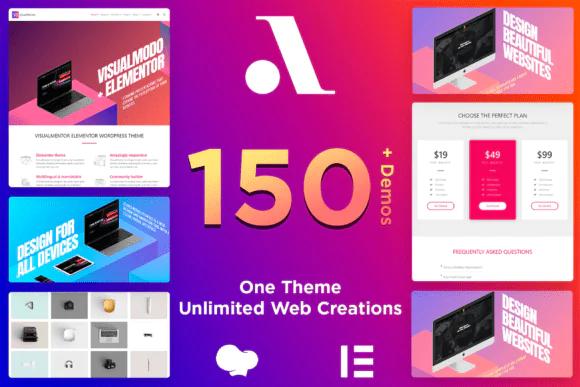 Aesir WordPress Theme & Site Builder Tools – All-in-One Responsive WordPress Theme for Freelancers, Agencies, WooCommerce Stores & Business Websites with Elementor, Gutenberg & WPBakery Support