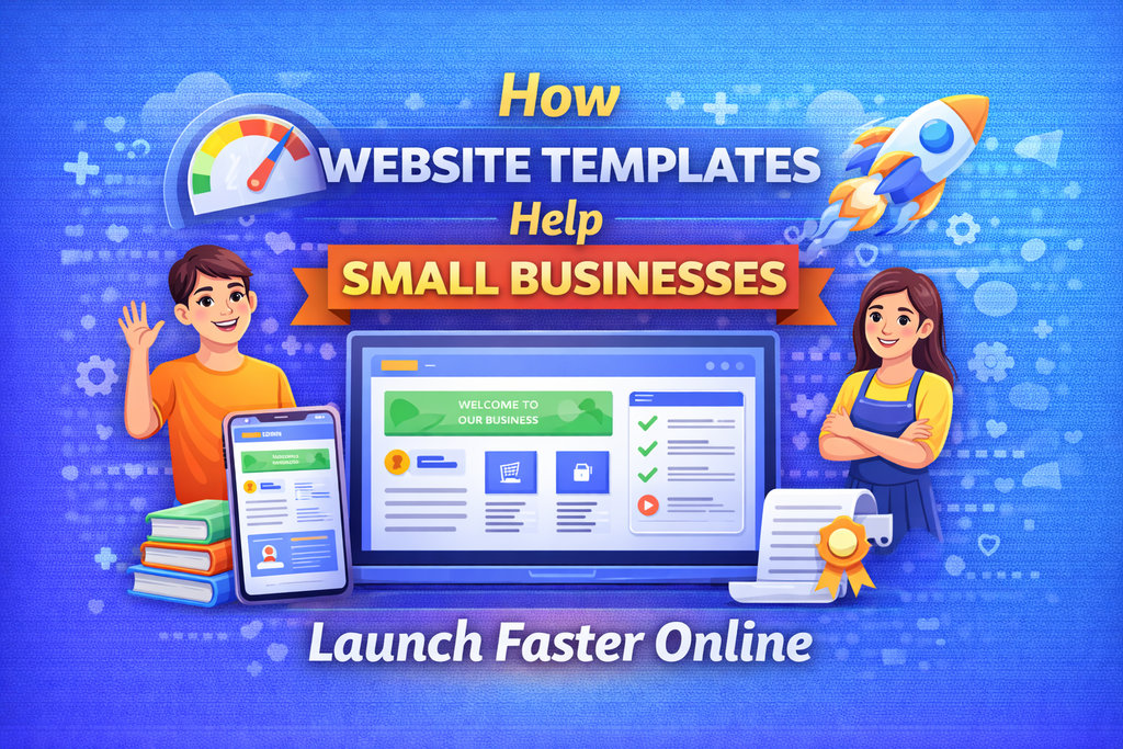 How Website Templates Help Small Businesses Launch Faster Online